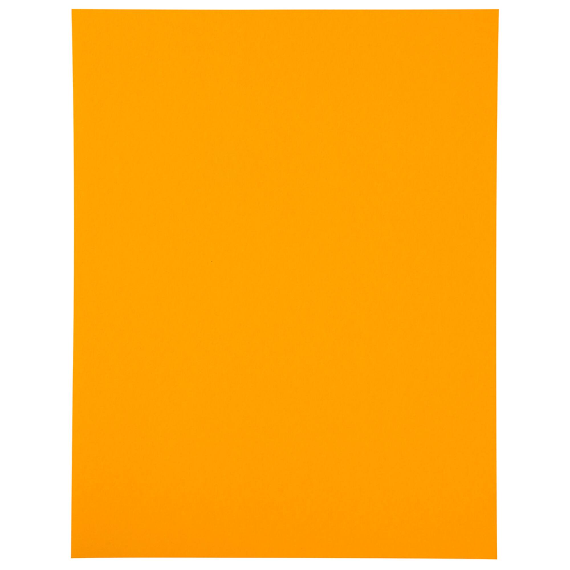 JAM Paper Neon Orange Full Sheet Shipping Labels, 8.5" x 11"
